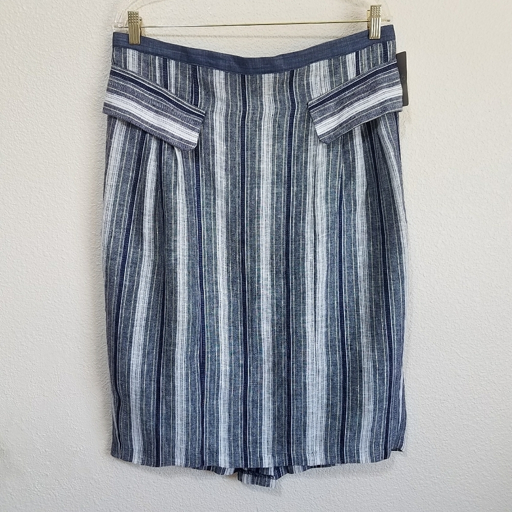 Eva Franco Linen Blend Skirt